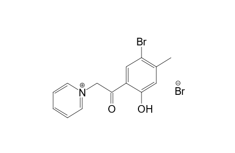 1-(5-BROMO-2-HYDROXY-4-METHYLPHENACYL)PYRIDINIUM BROMIDE
