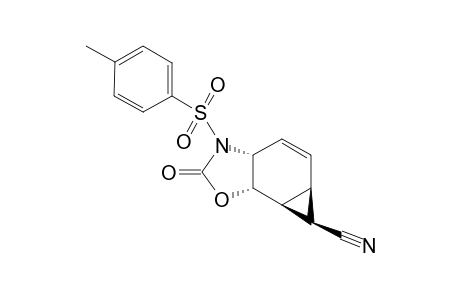 REL-(3AR,5AR,6R,6AS,6BS)-2-OXO-3-TOSYL-3,3A,5A,6,6A,6B-HEXAHYDRO-2H-CYCLOPROPA-[3,4]-BENZO-[1,2-D]-[1,3]-OXAZOLE-7-ENDO-CARBONITRIL