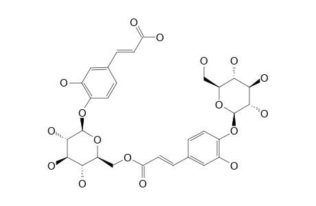 SCROCAFFESIDE-B;4-O-[6-O-[4-O-(BETA-D-GLUCOPYRANOSYL)-(E)-CAFFEOYL]-BETA-D-GLUCOPYRANOSYL]-(E)-CAFFEIC-ACID
