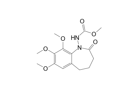 Methyl N-(7,8,9-trimethoxy-2-oxidanylidene-4,5-dihydro-3H-1-benzazepin-1-yl)carbamate