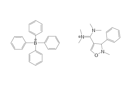 N,N,N',N',2-PENTAMETHYL-3-PHENYL-2,3-DIHYDROISOXAZOLE-4-CARBOXAMIDINIUM-TETRAPHENYLBORATE