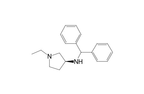 (3S)-N-(diphenylmethyl)-1-ethyl-3-pyrrolidinamine