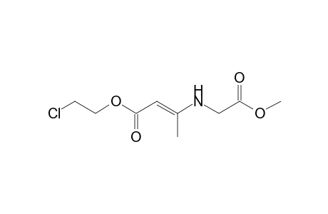 3-(Methoxycarbonylmethylamino)but-2-enoic acid, 2-chloroethyl ester