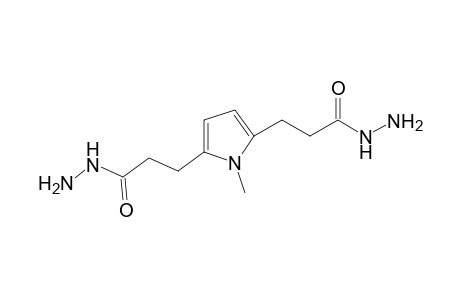 1-methylpyrrole-2,5-dipropionic acid, dihydrazide