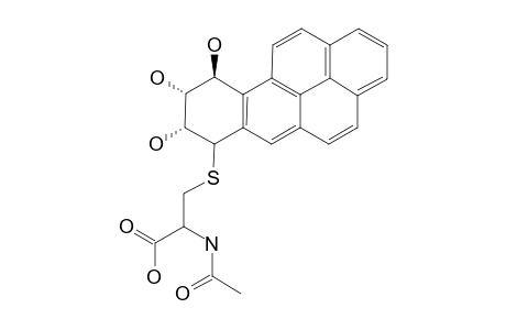 7-(N-ACETYL-CYSTEINYL)-8,9,10-TRIHYDROXY-7,8,9,10-TETRAHYDROBENZO-[A]-PYRENE;ISOMER-1;REV-BPDE-7-NAC