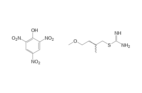 2-(4-methoxy-2-methyl-2-butenyl)-2-thiopseudourea, monopicrate