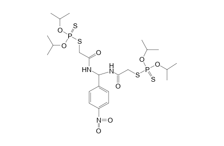 N,N'-(p-nitrobenzylidene)bis[2-mercaptoacetamide], S,S'-diester with O,O-diisopropyl phosphorodithioate