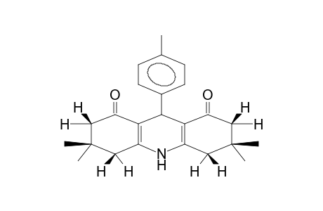 3,3,6,6-Tetramethyl-9-(4-methylphenyl)-1,2,3,4,5,6,7,8,9,10-decahydroacridine-1,8-dione