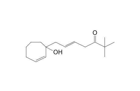 (5E)-7-(1-Hydroxy-2-cyclohepten-1-yl)-2,2-dimethyl-5-hepten-3-one