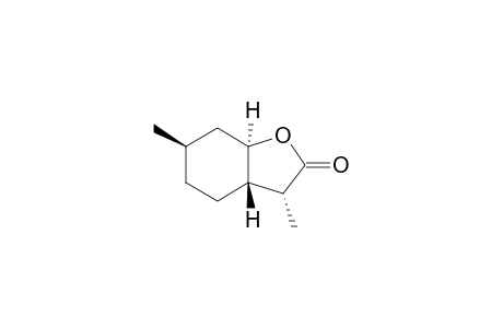 (3R,3aS,6R,7aR)-3,6-dimethyl-3a,4,5,6,7,7a-hexahydro-3H-1-benzofuran-2-one