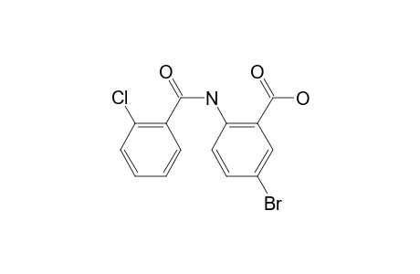 5-Bromo-2-[(2-chlorobenzoyl)amino]benzoic acid