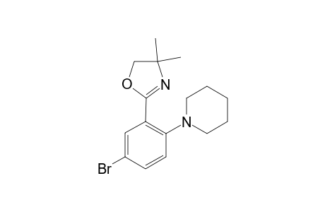 2-(5-Bromo-2-(piperidin-1-yl)phenyl)-4,4-dimethyl-4,5-dihydrooxazole