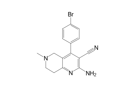2-Amino-4-(4-bromo-phenyl)-6-methyl-5,6,7,8-tetrahydro-[1,6]naphthyridine-3-carbonitrile