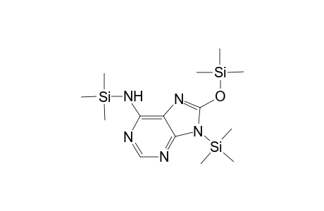 9H-Purin-6-amine, N,9-bis(trimethylsilyl)-8-[(trimethylsilyl)oxy]-