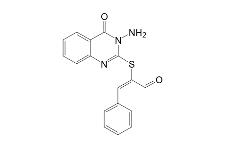 (E)-2-(3-amino-4-oxo-quinazolin-2-yl)sulfanyl-3-phenyl-prop-2-enal