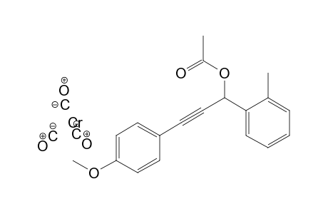 Tricarbonyl-[1-(1'-acetoxy-3'-<p-methoxyphenyl>-propargyl)-2-methylphenyl]-chromium