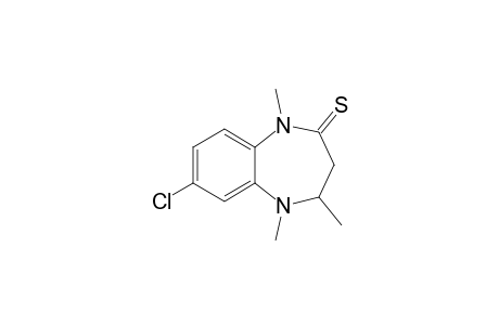 7-Chloro-1,4,5-trimethyl-1,3,4,5-tetrahydro-2H-1,5-benzodiazepine-2-thione