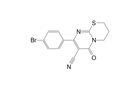 8-(4-bromophenyl)-6-oxo-3,4-dihydro-2H,6H-pyrimido[2,1-b][1,3]thiazine-7-carbonitrile