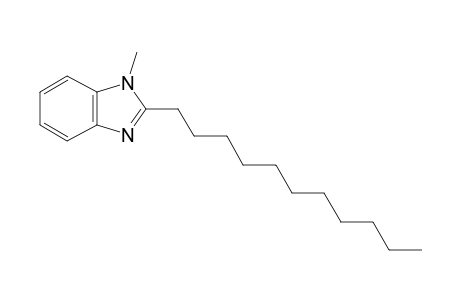 2-Undecyl-1H-benzimidazole, N-methyl-