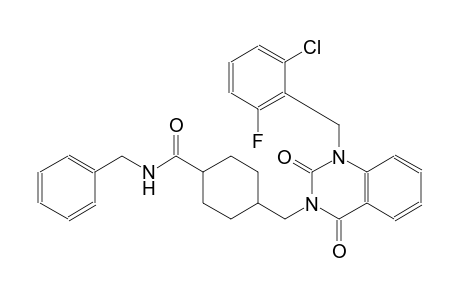 N-benzyl-4-[(1-(2-chloro-6-fluorobenzyl)-2,4-dioxo-1,4-dihydro-3(2H)-quinazolinyl)methyl]cyclohexanecarboxamide