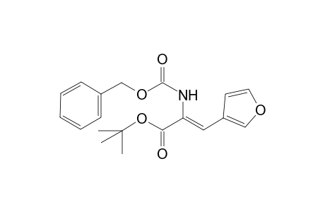 t-Butyl (Z)-2-[(benzyloxy)carbonylamino]-3-(furan-3'-yl)prop-2-enoate