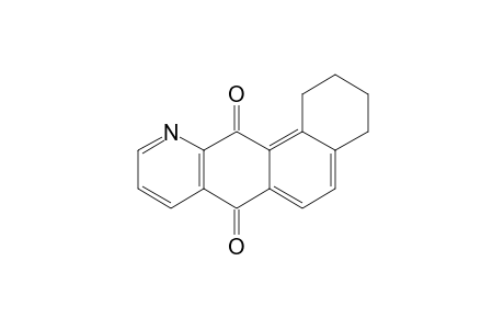 1,2,3,4-tetrahydronaphtho[2,1-g]quinoline-7,12-dione