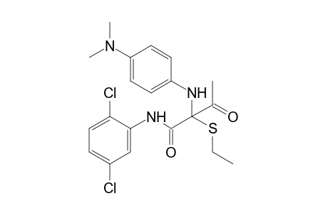 2',5'-dichloro-2-[p-(dimethylamino)anilino]-2-(ethylthio)acetoacetanilide
