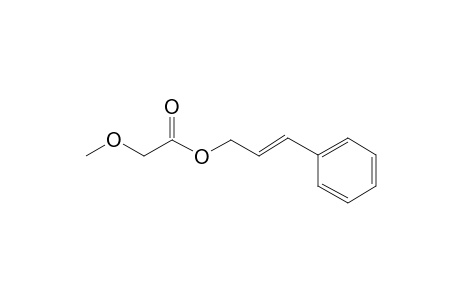 Methoxyacetic acid, 3-phenyl-2-propenyl ester