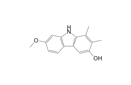 7-Methoxy-1,2-dimethyl-9H-carbazol-3-ol