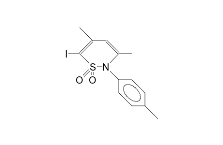 2,4-Dimethyl-1-iodo-N-(4-tolyl)-1,3-butadiene-1,4-sultame