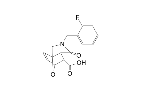 2-(2-fluorobenzyl)-1-oxo-1,2,3,6,7,7a-hexahydro-3a,6-epoxyisoindole-7-carboxylic acid