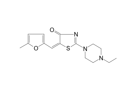 2-(4-Ethyl-piperazin-1-yl)-5-(5-methyl-furan-2-ylmethylene)-thiazol-4-one