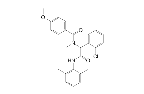 2-(2-Chlorophenyl)-2-(4-methoxy-N-methylbenzamido)-N-(2,6-xylyl)acetamide