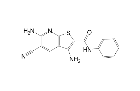 3,6-diamino-5-cyano-N-phenylthieno[2,3-b]pyridine-2-carboxamide