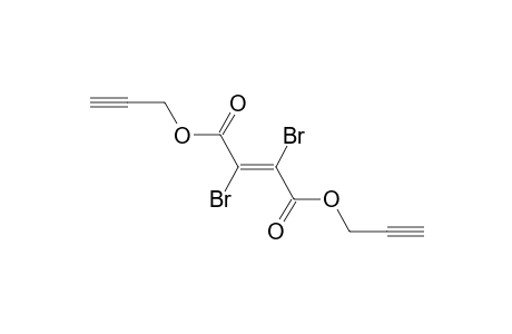 (E)-2,3-dibromo-2-butenedioic acid bis(prop-2-ynyl) ester