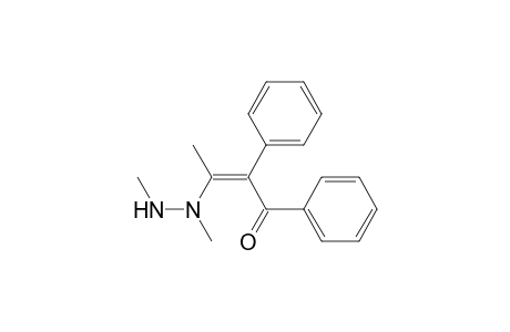 3-(N,N-dimethylhydrazino)-1,2-diphenyl-2-buten-1-one