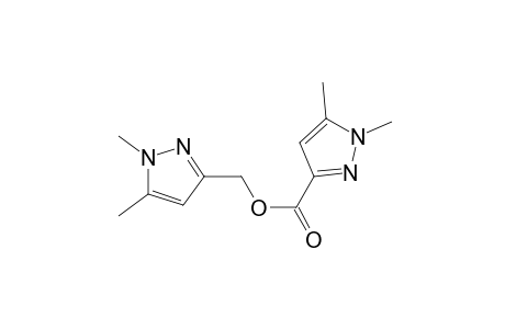 1,5-dimethylpyrazole-3-carboxylic acid, [(1,5-dimethylpyrazol-3-yl)methyl]ester