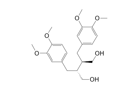 2,3-bis[(3,4-dimethoxyphenyl)methyl]butane-1,4-diol