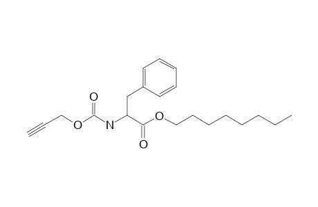 L-Phenylalanine, N-propargyloxycarbonyl-, octyl ester