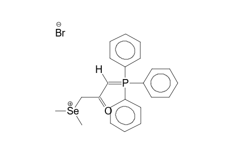 1,1,1-TRIPHENYL-3-OXO-4-DIMETHYLSELENONIO-1-PHOSPHA-1-BUTENE BROMIDE