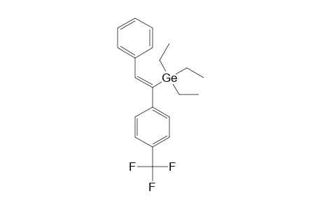 triethyl-[(Z)-2-phenyl-1-[4-(trifluoromethyl)phenyl]ethenyl]germane