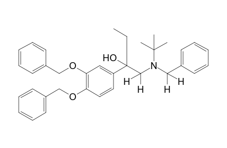 alpha-[(BENZYL-tert-BUTYLAMINO)METHYL]-3,4-BIS(BENZYLOXY)-alpha-ETHYLBENZYL ALCOHOL