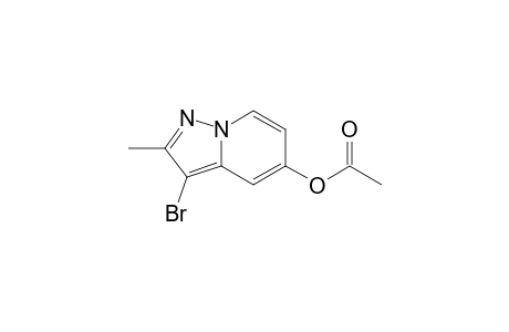5-ACETOXY-3-BROMO-2-METHYLPYRAZOLO-[1,5-A]-PYRIDINE