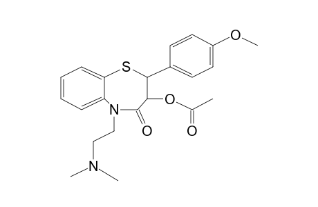 5-[2-(Dimethylamino)ethyl]-2-(4-methoxyphenyl)-4-oxo-2,3,4,5-tetrahydro-1,5-benzothiazepin-3-yl acetate