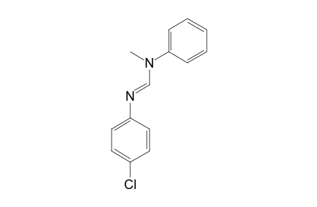 p-CHLOROPHENYL-N-METHYL-N-PHENYL-FORMAMIDINE