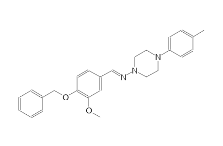 1-piperazinamine, N-[(E)-[3-methoxy-4-(phenylmethoxy)phenyl]methylidene]-4-(4-methylphenyl)-