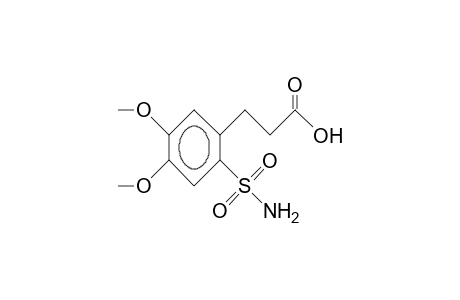 3-(3,4-DIMETHOXY-6-SULPHAMOYLPHENYL)-PROPIONSAEURE