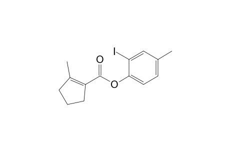 (2-iodanyl-4-methyl-phenyl) 2-methylcyclopentene-1-carboxylate