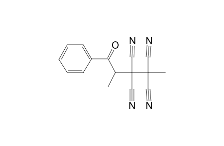 1-Methyl-2-(1-oxo-1-phenylpropan-2-yl)ethane-1,1,2,2-tetracarbonitrile