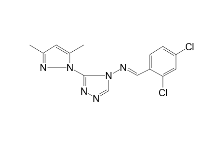 (2,4-Dichloro-benzylidene)-[3-(3,5-dimethyl-pyrazol-1-yl)-[1,2,4]triazol-4-yl]-amine